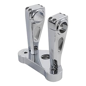 Amazon.com: TCT-MOTORPARTS Chrome Triple Tree Top Clamp Fit